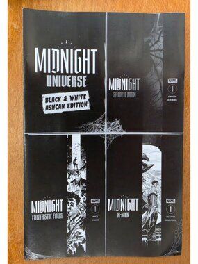 Midnight Universe Black and White Ashcan edition! 2026, Marvel retailer promo